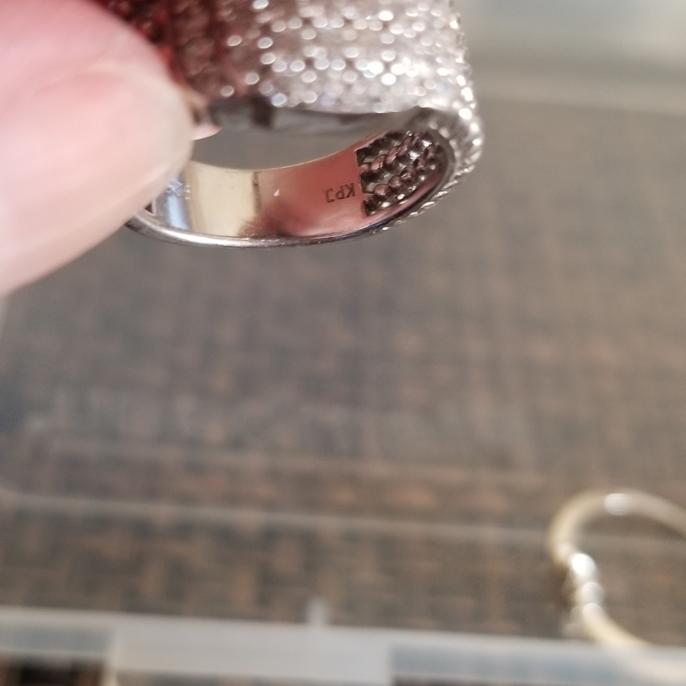 Sterling Silver Cubic Zirconia Ring - Picture 4 of 7